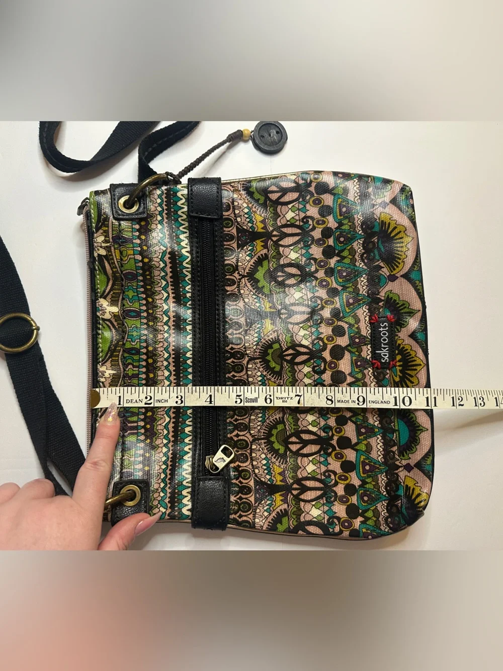 Sakroots Boho Patterned Crossbody Bag